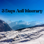 3 days auli itinerary